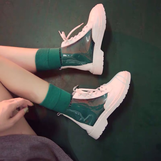 {Order }Giày trong suốt ULZZANG nhiều màu hot trend Quảng Châu