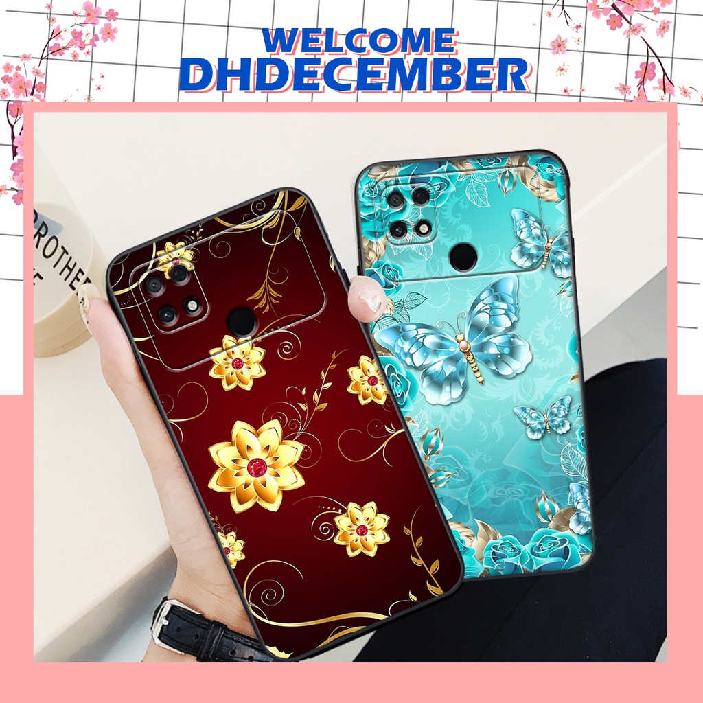 Ốp lưng Xiaomi POCO C40 / REDMI 10C / BẢO VỆ CAMERA in hình hoa xinh xắn, hiện đại , thời trang ,phong cách
