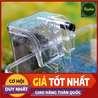 Máy lọc nước bể cá dạng treo, máy lọc thác kết hợp lọc váng