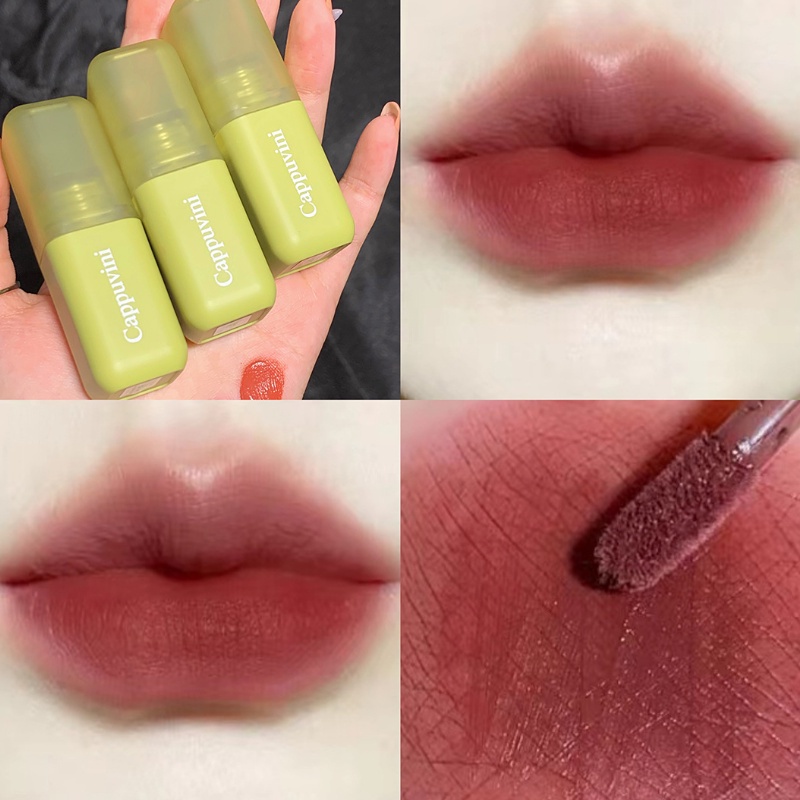 Son Lì Mềm Mịn Dưỡng Ẩm Chống Thấm Nước Thiết Kế Ống Màu Hồng / Xanh Lá HB