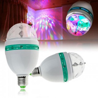 Đèn Led xoay nhiều màu sắc tròn