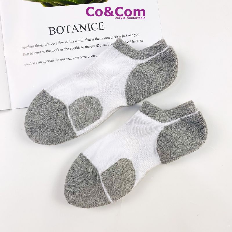 Tất Nam Chống Hôi Vớ Nam Chất Cotton Co&amp;Com DPTN11 Co Giãn Thấm Hút Mồ Hôi Tốt