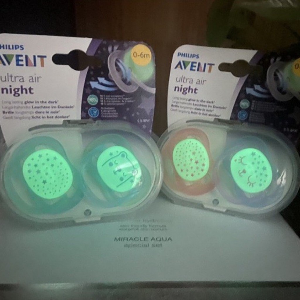 Ti giả Avent Ultra Air chỉnh nha chống vẩu, núm ti giả cho bé chính hãng Philips Avent - Vipkid