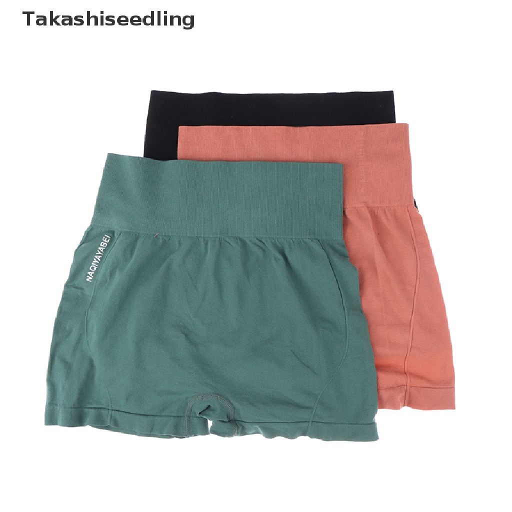 Quần Short Legging Thể Thao Lưng Cao Không Đường May Thoải Mái