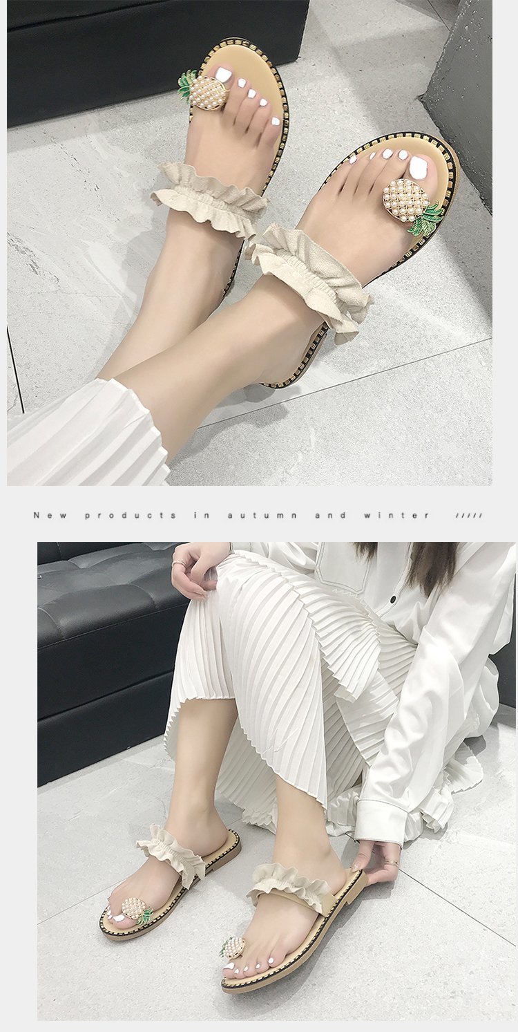 Dép Nữ Xỏ Ngón Hình Trái Dứa Size 35-41