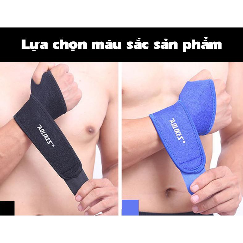 Đai Cuốn Bảo Vệ Cổ Tay Thể Dục, Thể Thao Aolikes - 1 đôi 7937