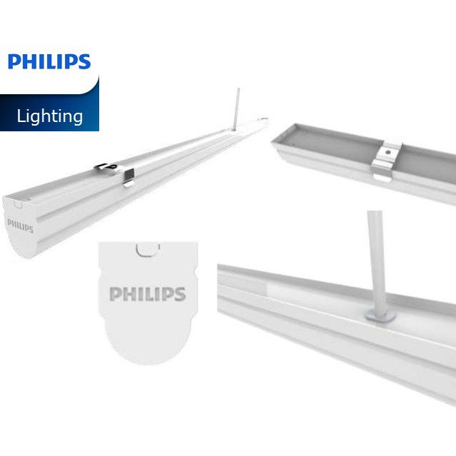 Bộ Tuýp Led Liền Máng Philips T8 BN012C 20w dài 1m2 (Trắng/Vàng) - Bảo hành 2 năm - Led tiết kiệm điện bảo vệ mắt