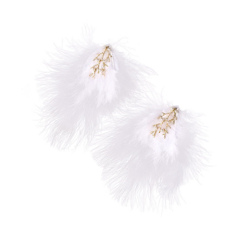 Kẹp tóc hình lông vũ dễ thương xinh xắn