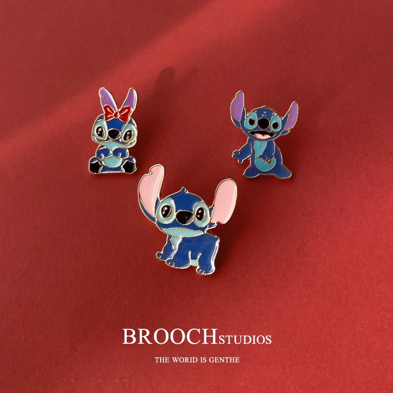 Pin cài áo Lilo and Stitch đáng yêu - GC405