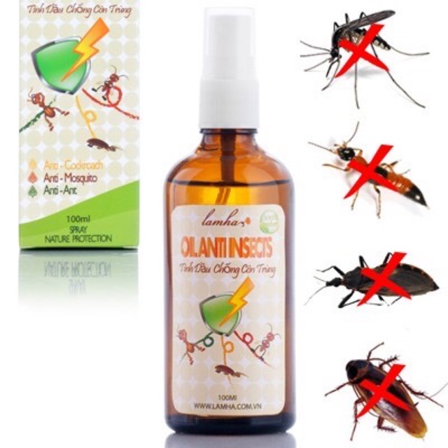 Tinh dầu xịt chống muỗi, côn trùng Lam Hà - Anti Insects Oil