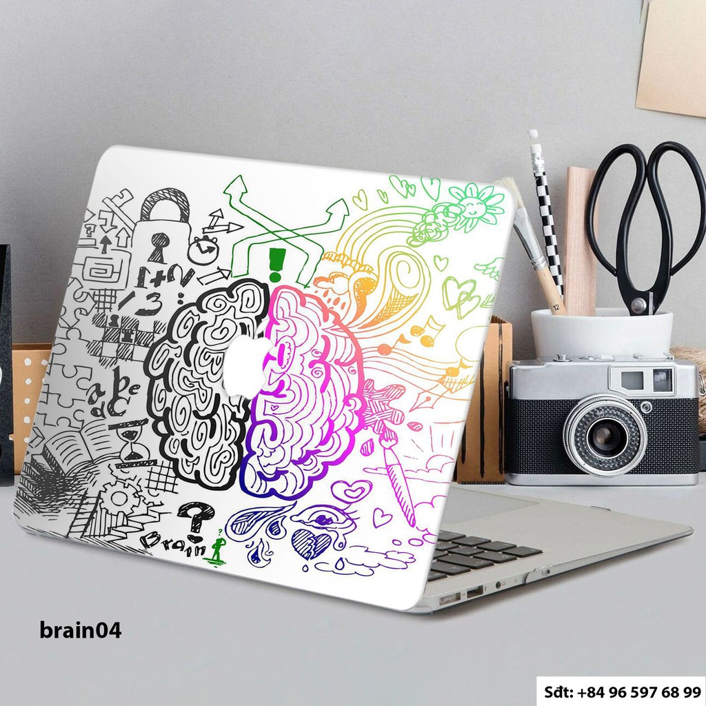 Skin dán Macbook Pro hình Left Brain Right Brain