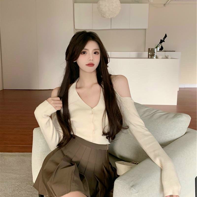 Set áo yếm + chân váy tennis