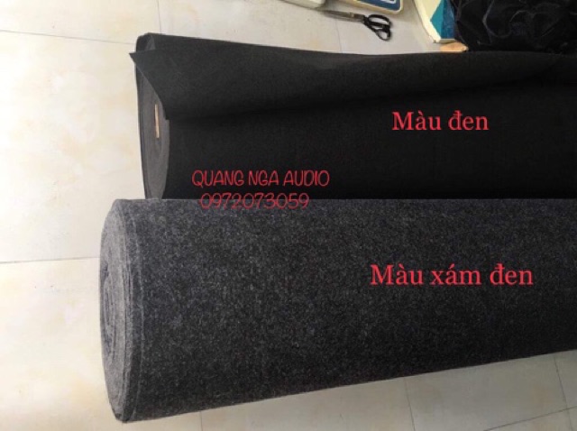 NỈ BỌC LOA: (dài 50cm * ngang 1m).