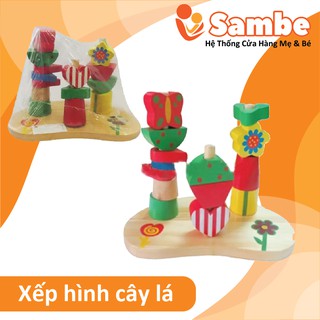 Bộ xếp hình cây lá C562