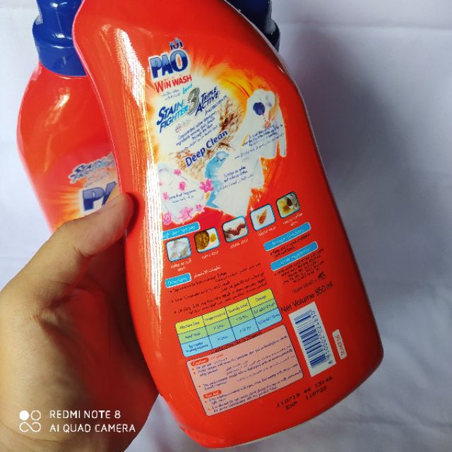 mila1618 Nước giặt PAO Thái Lan đậm đặc 850ml