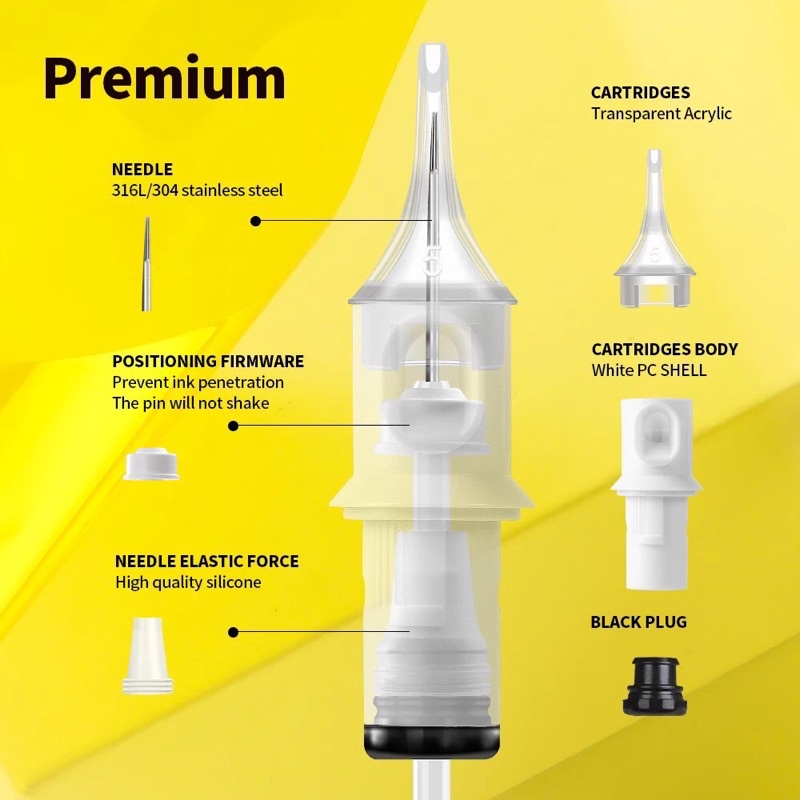 Kim xăm Quelle siêu bén dùng trong tattoo