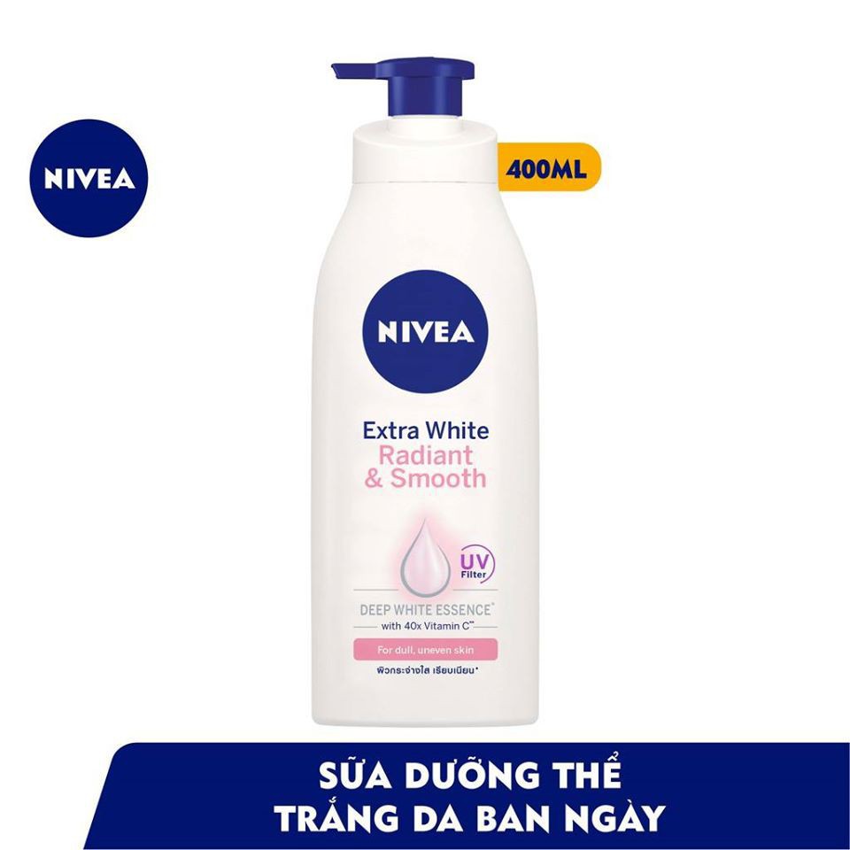 Sữa Dưỡng Thể Dưỡng Da Trắng Mịn Nivea 400ml - 83807