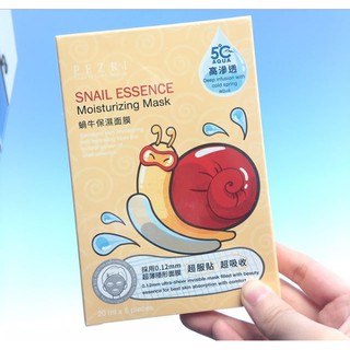 [Mặt nạ Đài Loan] Mặt Nạ Pezri Siêu Mỏng - Ốc Sên - Có Sẵn