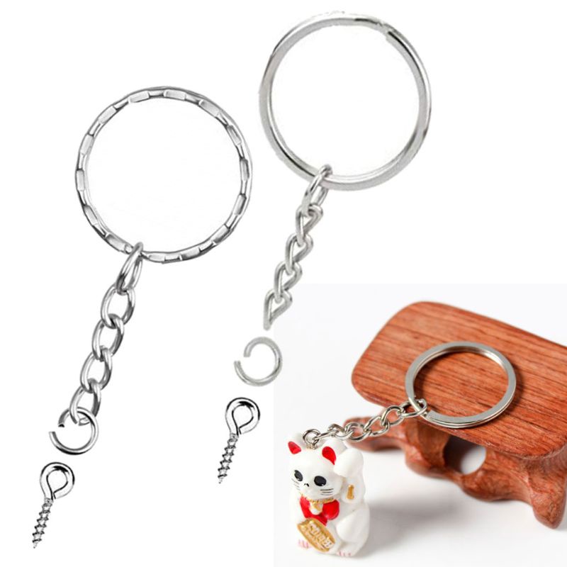 Set 50 Móc Khóa Có Thể Tách Rời DIY Tiện Dụng