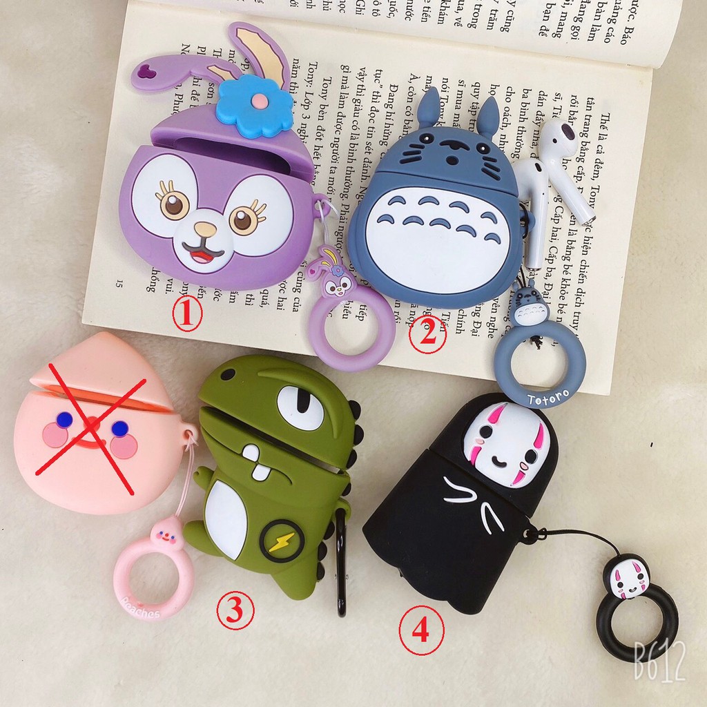 Ốp airpod / airpods silicone nhiêu hình xinh (ảnh thật) #4