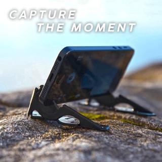 Portable Foldable Card Type Pocket Tripod Desktop Mobile Phone Holder For iPhone Android Stand Bracket