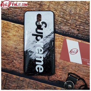 Ốp lưng Oppo F11 ốp thể thao Supreme cực chất - viền dẻo (kèm dây) F11190615A1