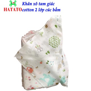 Khăn yếm tam giác - khăn xô cotton- Hatato