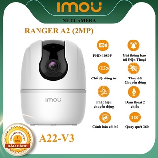 Camera IP Wifi 2.0MP IPC A2_V3-IMOU - Chính Hãng (mã mới 2022)