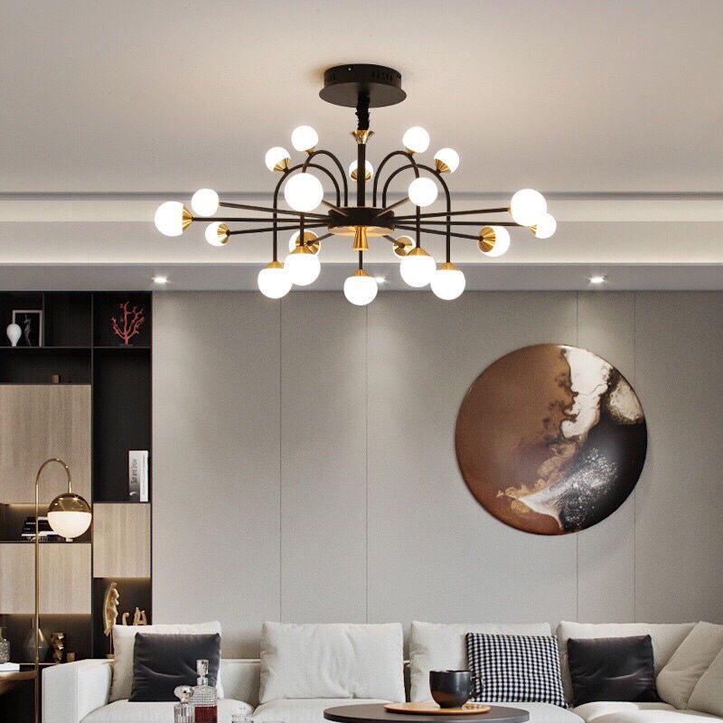 ĐÈN CHÙM 21 BÓNG LED TIẾT KIỆM ĐIỆN TRANG TRÍ NỘI THẤT PHÒNG KHÁCH SANG TRỌNG
