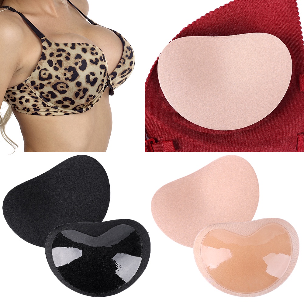 1 Cặp Đệm Silicone Dày Nâng Ngực Chống Thấm Nước Cho Nữ