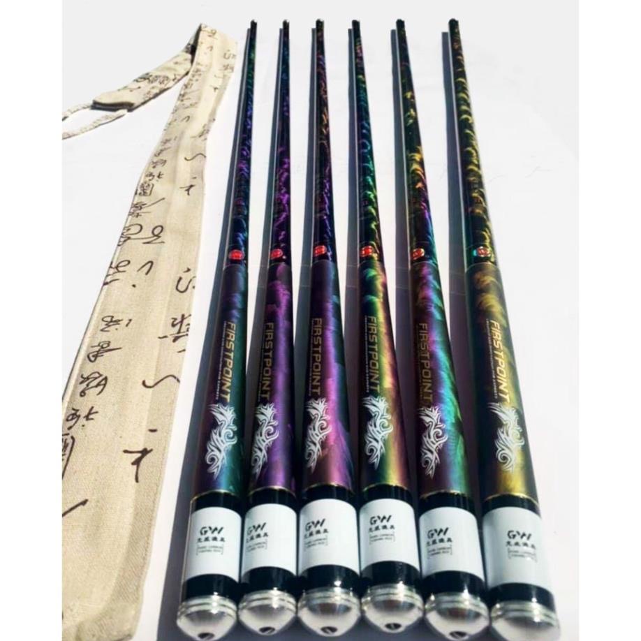 Cần Câu Đài GW Hào Quang 8H Cần Câu Tay Câu Đài 7 Màu Carbon Cao Cấp Cần Câu Cá Chất Lượng