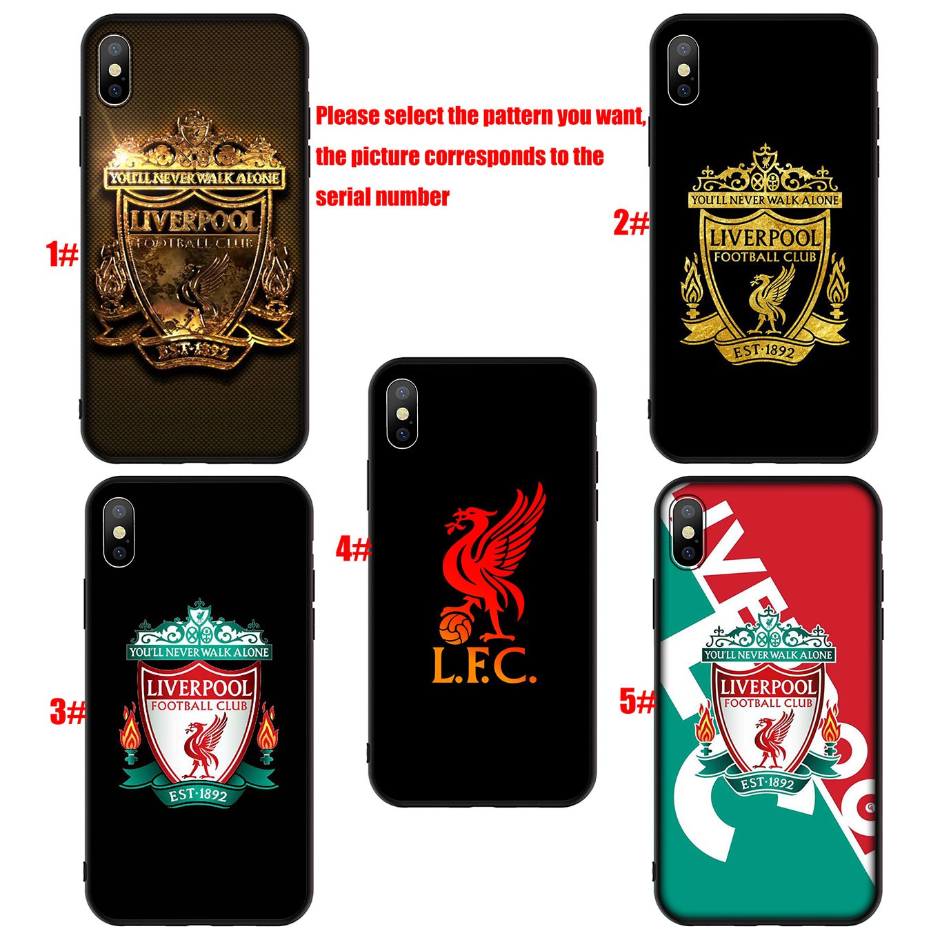 Ốp điện thoại silicon mềm hình Liverpool màu đỏ cho Huawei P30 Pro Lite Y6 Y7 Y9 Prime 2019 2018 Y9Prime