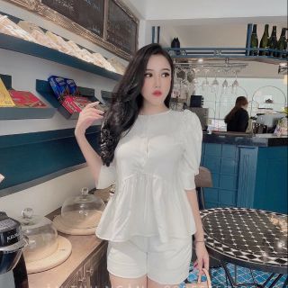 Sét áo baby doll quần short siu xinh hanoivnxk