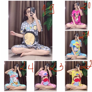Đồ bộ thun lửng kute