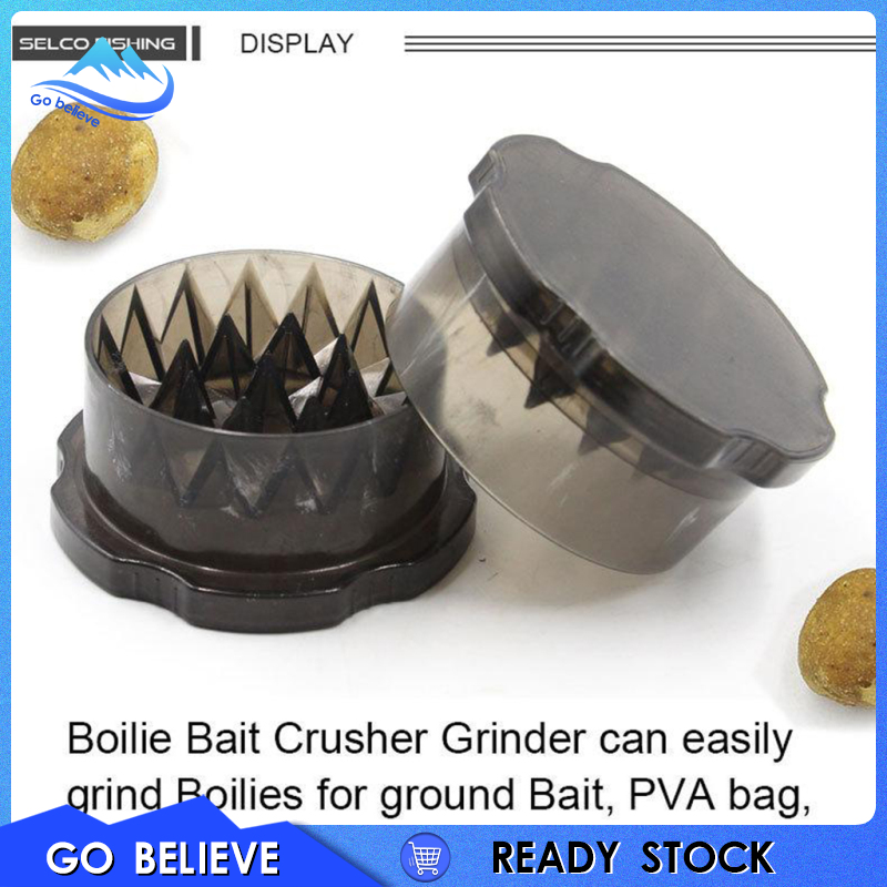[Go believe]Fishing Lures Bait Crusher Groundbait Boilie Grinder Waterproof Bait Making