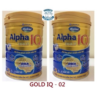 Combo 02 - Sữa Bột Dielac Alpha Gold IQ 2 900g - Vinamilk