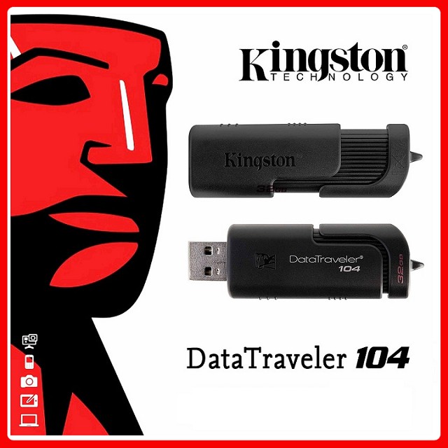 [GIÁ SỐC] USB Kingstons 32GB DT104 2.0 | WebRaoVat - webraovat.net.vn