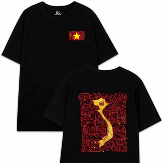Áo phông việt nam form rộng tay lỡ unisex, áo thun việt nam tay lỡ cotton 86clothing