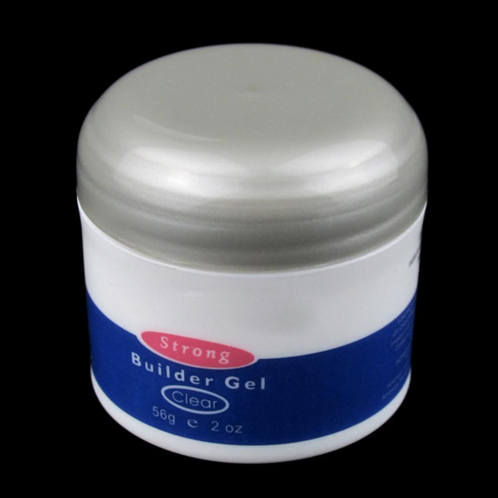 Lọ gel 56g đắp móng nhanh khô có nhiều màu tiện lợi hong khô bằng tia UV