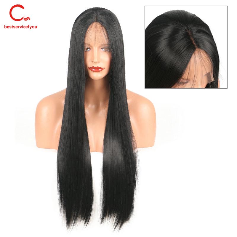 Bộ tóc giả dài thẳng 2 mái hóa trang cho nữ