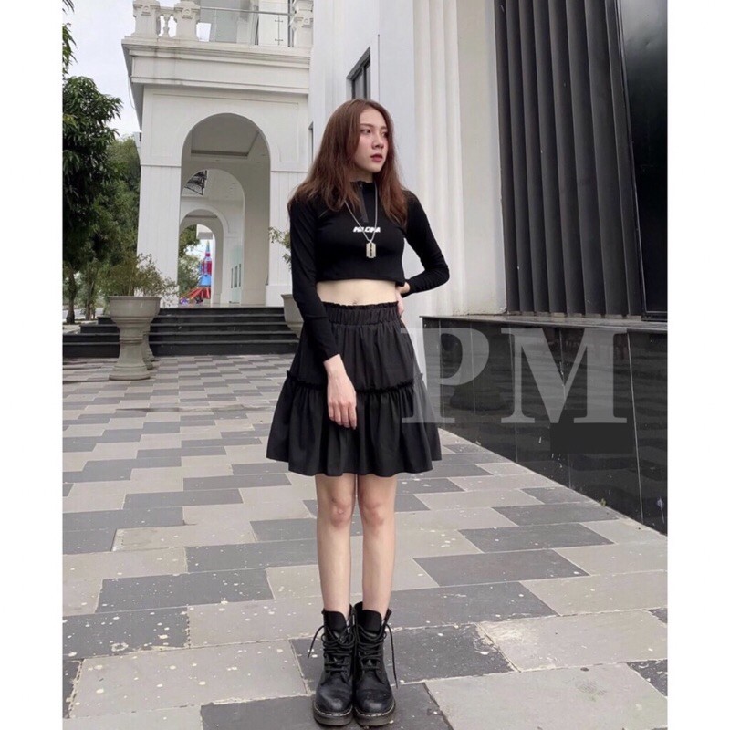 CHÂN VÁY NGẮN HAI TẦNG KÈM QUẦN ĐÙI | BigBuy360 - bigbuy360.vn