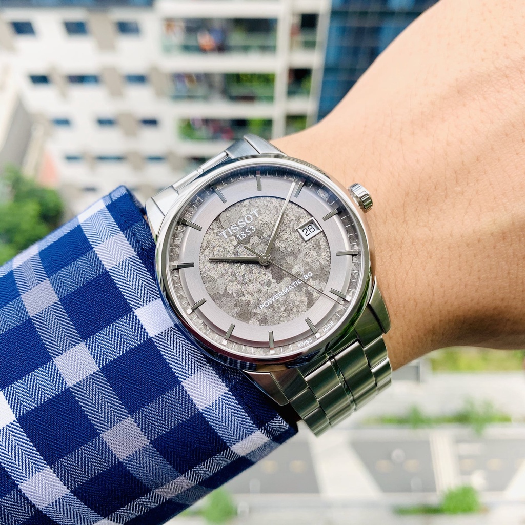 Đồng Hồ Nam Tissot Luxury mặt xám Demi Cơ Automatic | BigBuy360 - bigbuy360.vn