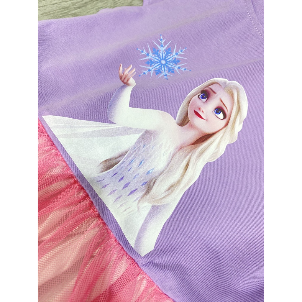 Váy công chúa Elsa tầng cho bé từ 15-40kg cực điệu