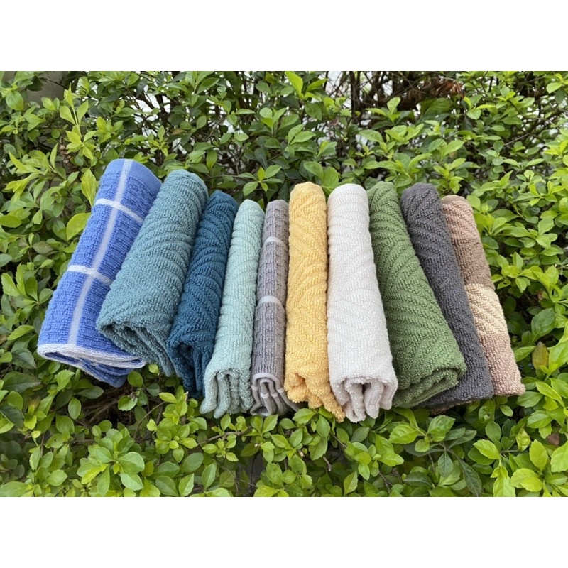 Set 3 khăn lau 100% cotton.