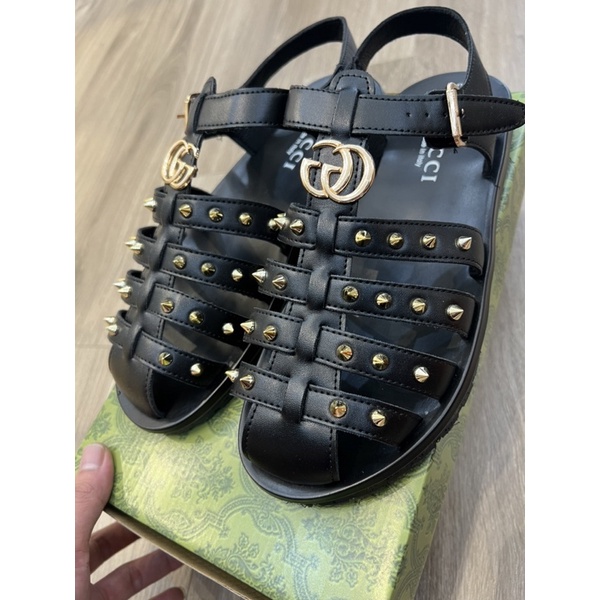 Dép dọ Gucci , Cao cấp , Bản đính đá , thoáng khí chất liệu cao su nhẹ chân đầy đủ box bill