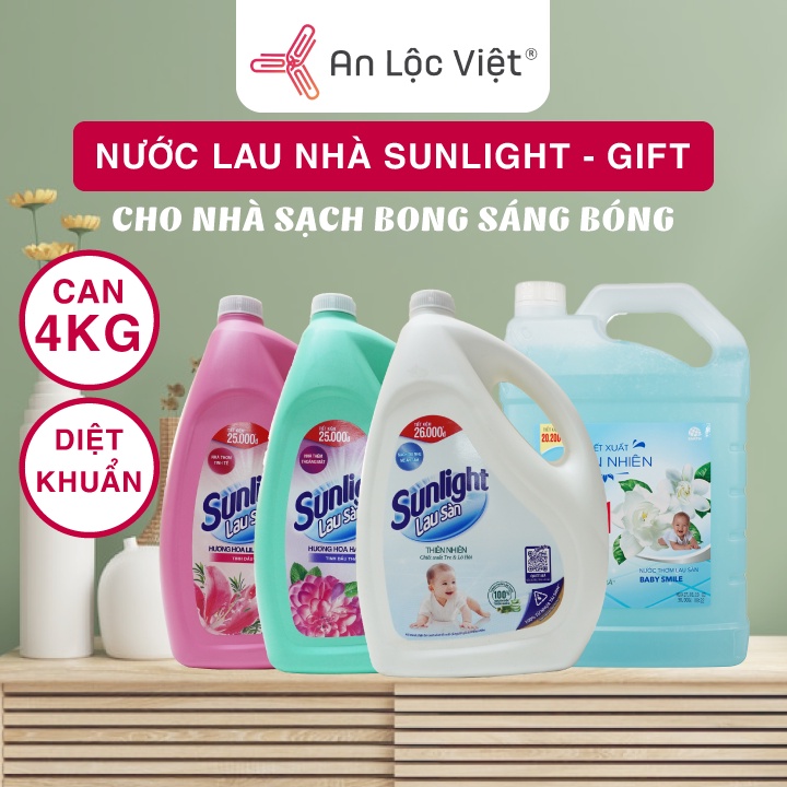 Nước lau sàn Sunlight- Gift  nhiều loại