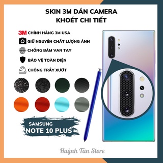 Miếng dán camera samsung note 10 5g note 10 plus skin 3m chính hãng từ USA chống trầy xướt mua 1 tặng 1 huỳnh tân store