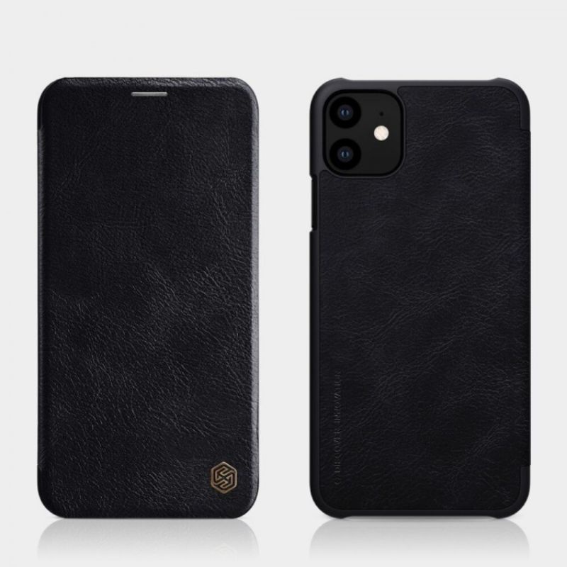 Bao da iPhone 14 pro max/14/13 pro max/13 pro/13/13 mini/ 12 / 12 Pro Max / 12 pro / 12 mini Nillkin Qin Leather