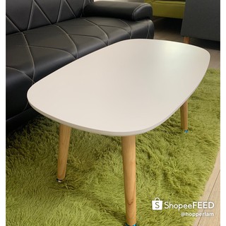 Bàn Trà BNS Sofa Vuông Màu Trắng 75*45*40