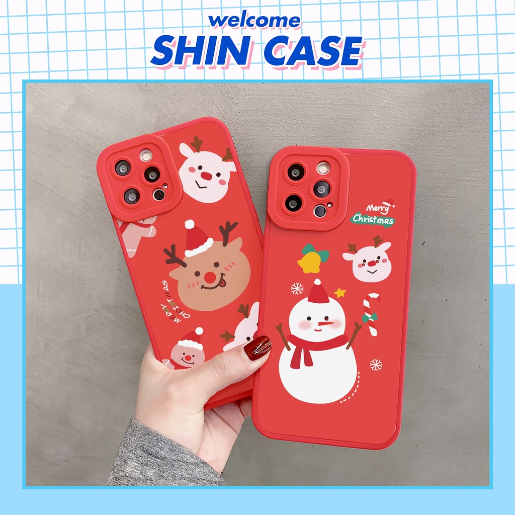 Ốp lưng iphone Snowman cạnh vuông 6/6plus/6s/6splus/7/7plus/8/8plus/x/xr/xs/11/12/13/pro/max/plus/promax | BigBuy360 - bigbuy360.vn